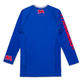 BJJ NoGI Shoyoroll Batch 145 SuperLite Retro LS Training Fitted Rash Guard